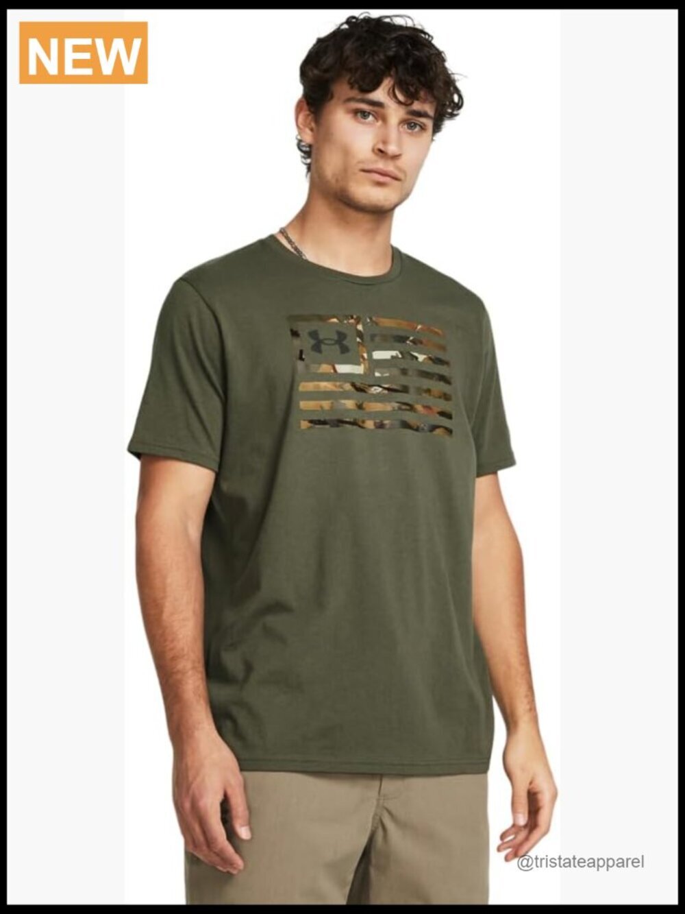 Men's Cotton Blend Short Sleeve Crew Neck Tee Regular Fit